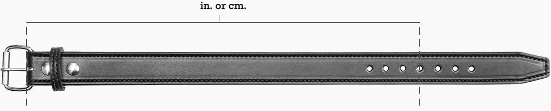 gun belt sizing chart